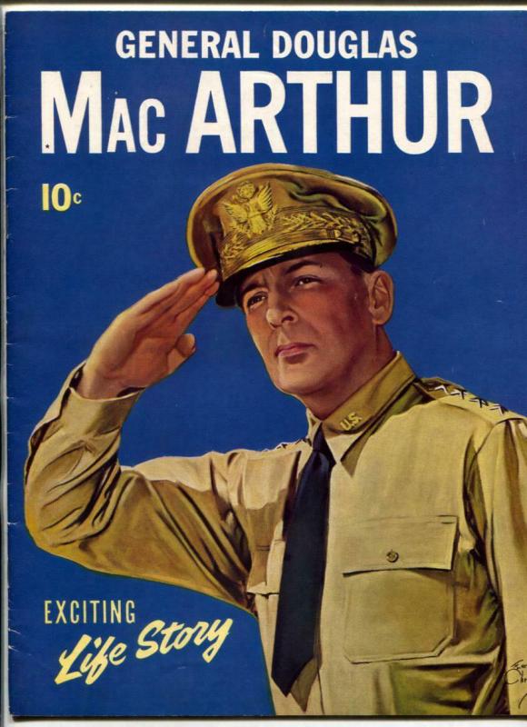 General Douglas MacArthur Magazine 1942-Exciting Life Story Dell