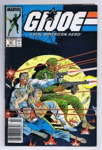 GI Joe #61 ORIGINAL Vintage 1987 Marvel Comics  