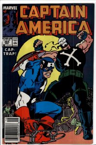 Captain America #364 Newsstand Edition (1989) Captain America