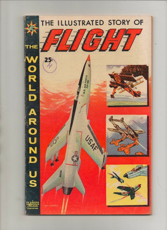 World Around Us #8 - Illustrated Story Of Flight! - (Grade 5.0) 1959