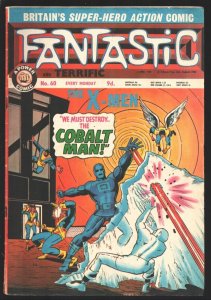 Fantastic #60 1968-X-Men-Avengers-Doctor Strange-Jack Kirby art-Cobalt Man ba...