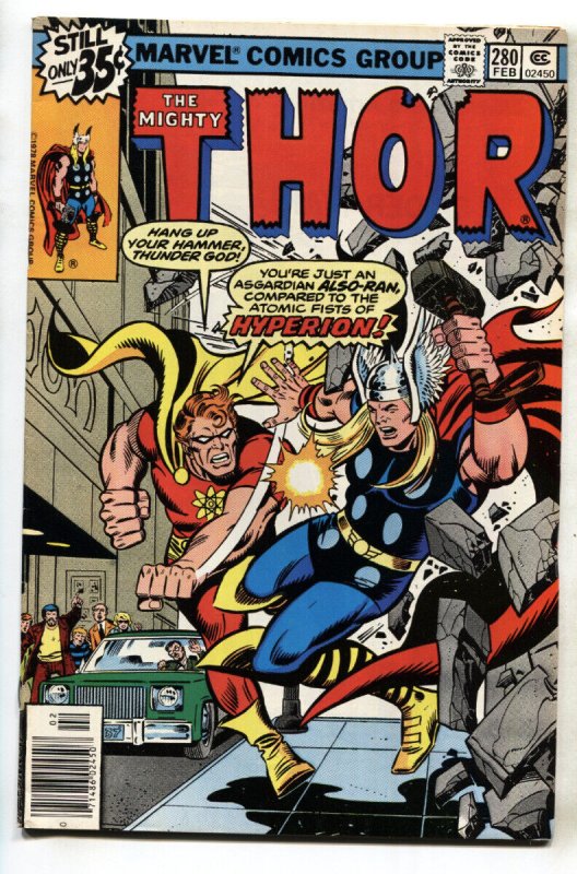 Thor #280 1979 Hyperion appearance. comic book Marvel