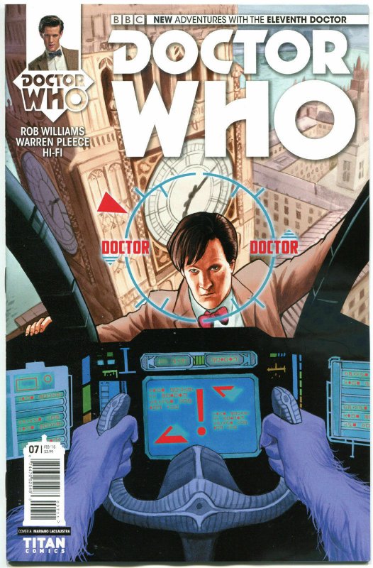 DOCTOR WHO #7 A, NM, 11th, Tardis, 2014, Titan, 1st, more DW in store, Sci-fi