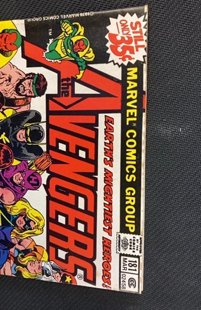 The Avengers #181 (1979)