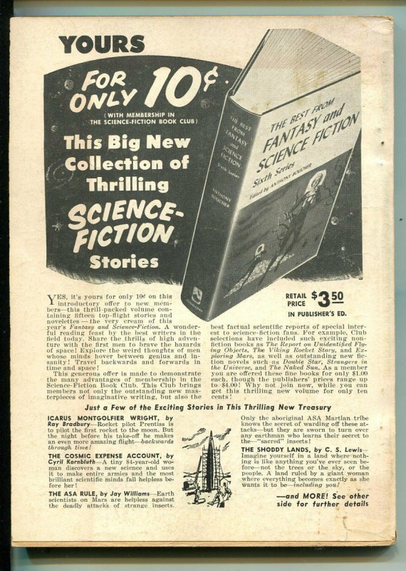 AMAZING STORIES  12/1957-ZIFF-DAVIS-FLYING SAUCER-ROBERT SILVERBERG-fn