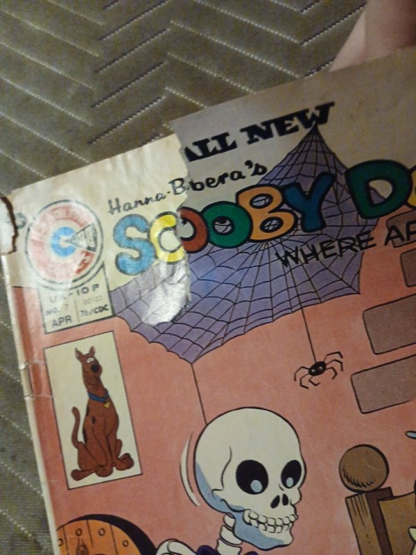 Scooby-Doo... Where Are You! #7 Bronze Age Cartoon (1976 Charlton Comics)