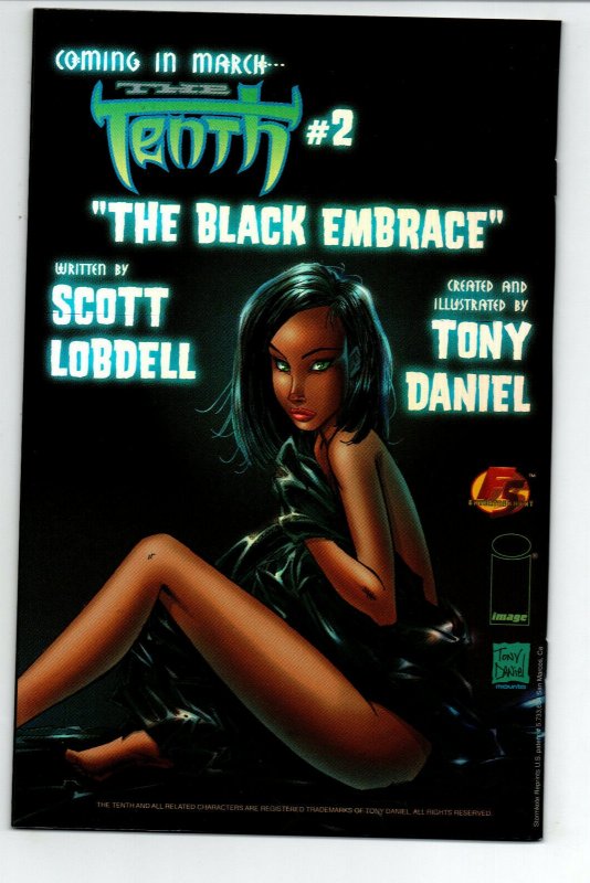 The Tenth The Black Embrace #1 Dynamic Forces Foil Variant - Image - 1999 - NM 