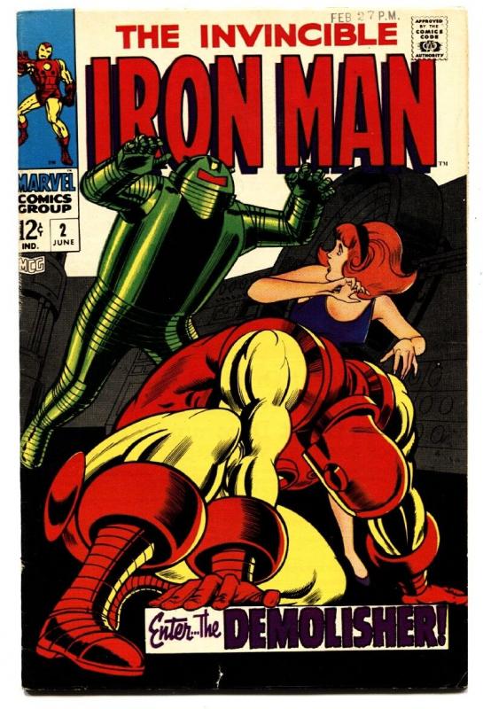 IRON MAN #2 1968-Robot cover-Marvel Comic Book