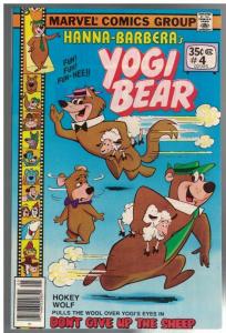 YOGI BEAR (1977 MARVEL) 4 F-VF  May 1978