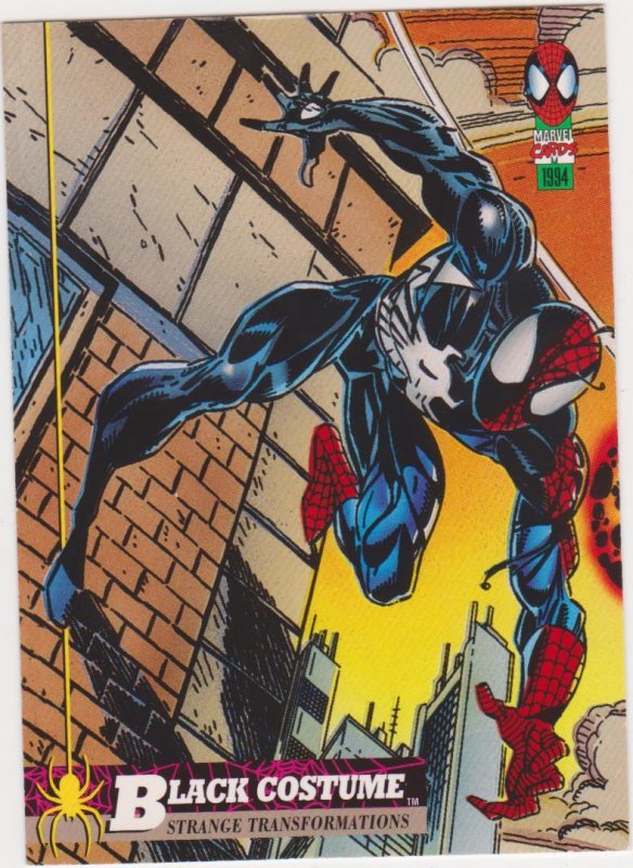 1994 Fleer Spider-Man #19 Black Costume