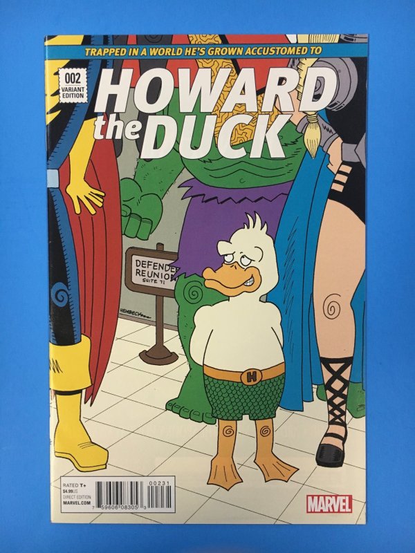 Howard the Duck #2 Variant Edition - Fred Hembeck Cover (2016)