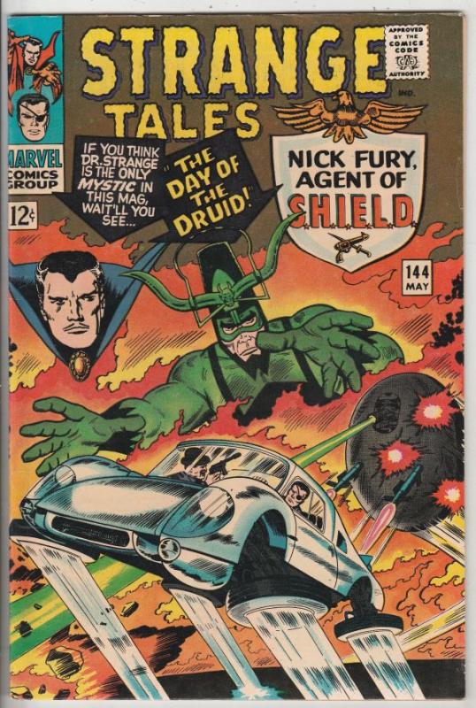 Strange Tales #144 (May-66) NM- High-Grade Nick Fury, S.H.I.E.L.D., Dr. Strange