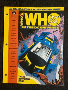 1990 Dec WHO'S WHO IN THE DC UNIVERSE #5 SEALED Special Bat-Villains Issue