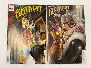 GIANT-SIZE BLACK CAT INFINITY SCORE #1 CVR C 1:25 + D NM IN-HAND SHIPS NOW! 