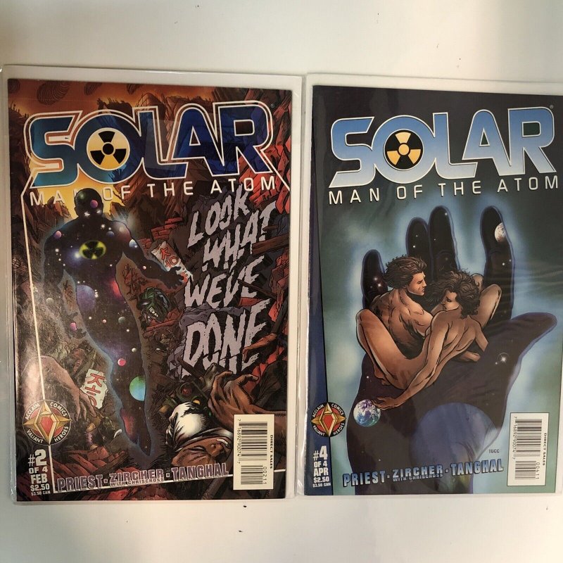 Solar Man Of The Atom Hell On Earth (1998) Full Set # 1-4 (VF/NM) Acclaim Comics