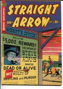Straight Arrow #26 1952-ME-Red Hawk-Bob Powell-Fred Meagher-wanted poster-G