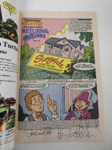 Teenage Mutant Ninja Turtles Adventures #2 (1989) FN+ Condition! Signed no cert