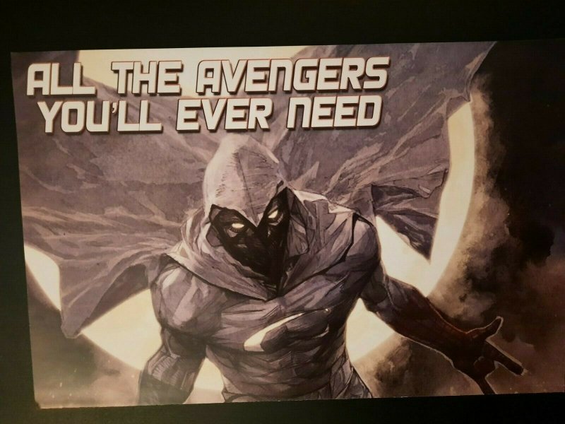 MOON KNIGHT/UNCANNY X-FORCE Marvel PROMO Poster 2011 10 X 13 1/2 Disney+ 