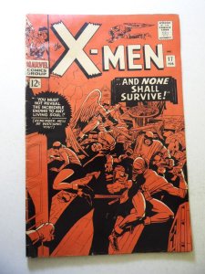 The X-Men #17 (1966) VG Condition 1/4 spine split