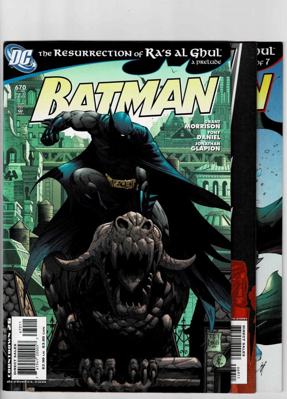 Batman #671, 670, & 669 (2007) Fat Mouse calls this a TRI-BUY! Catchy. Read Desc