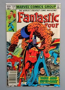 FANTASTIC FOUR #249 NEWSSTAND EDITION Marvel 1982 SN1