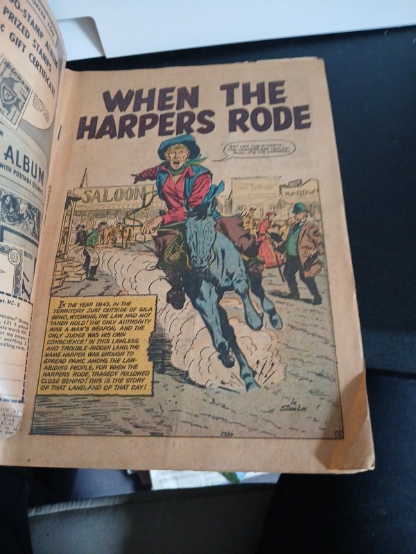 Western Outlaws #15 1956-Atla-Rustler's Moon by Angelo Torres-Stan Lee stor...