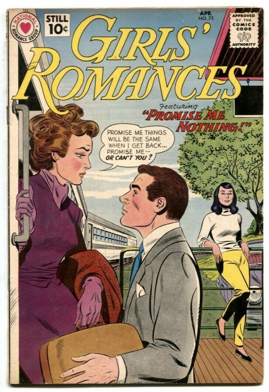 Girls' Romances #75 1961-DC silver age comic VG