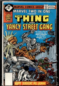 Marvel Two-in-One #47 (1979) Yancy Street Gang