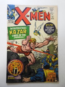 The X-Men #10 (1965) FN- Condition! 1st SA Appearance of Ka-Zar! ink bc