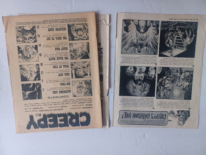 Creepy #11 - Horror Magazine - Warren - Frazetta Cover - 1966 - GD