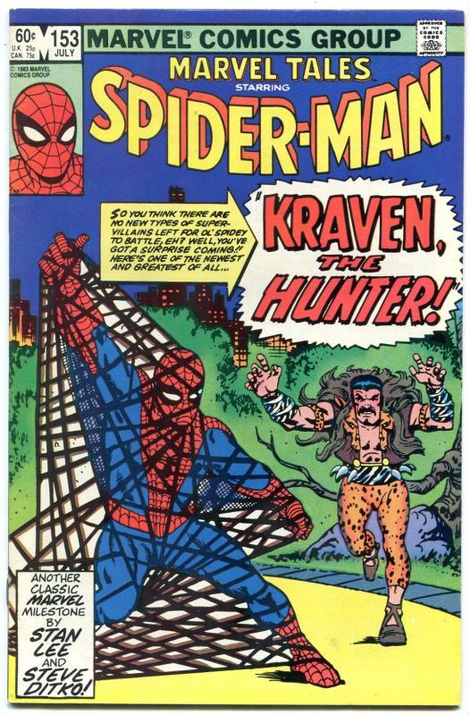 Marvel Tales #153 1983- Amazing Spider-man #15 1st Kraven reprint NM