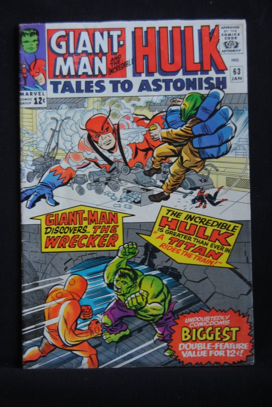 Tales to Astonish #63, 6.0 FN, Kirby Cover