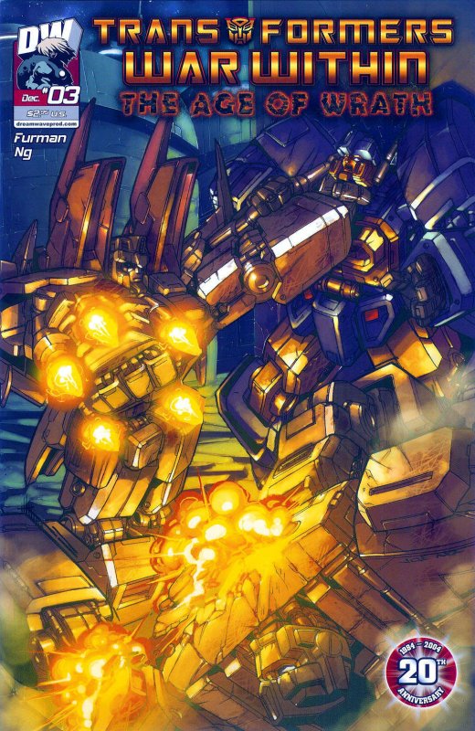 Transformers War Within: The Age of Wrath #3 VF/NM ; Dreamwave | Simon Furman