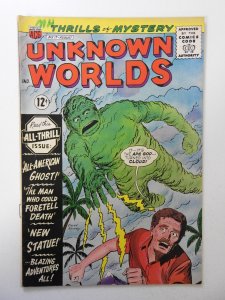 Unknown Worlds #17 (1962) VG+ Condition centerfold detached at one staple