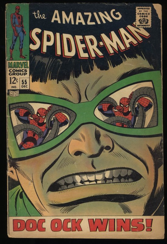Amazing Spider-Man #55 VG- 3.5 Doctor Octopus Appearance!