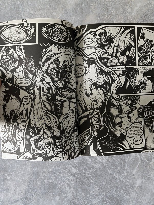 Saint #2 (1995) Kick Ass Comics Signed Christopher Eisert VF/NM Indie B/W