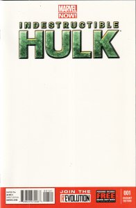 Indestructible Hulk #1 Blank Cover (2013) Hulk