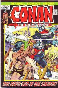 Conan the Barbarian #17 (Aug-72) FN/VF Mid-High-Grade Conan the Barbarian