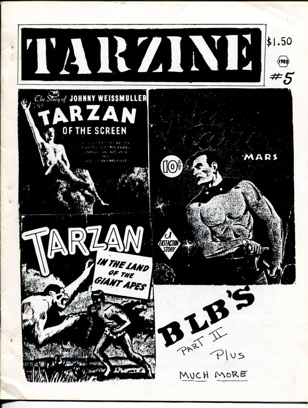 Tarzine #5 6/1982-Weintz-Edgar Rice Burroughs-Tarzan-collector info-FN/VF