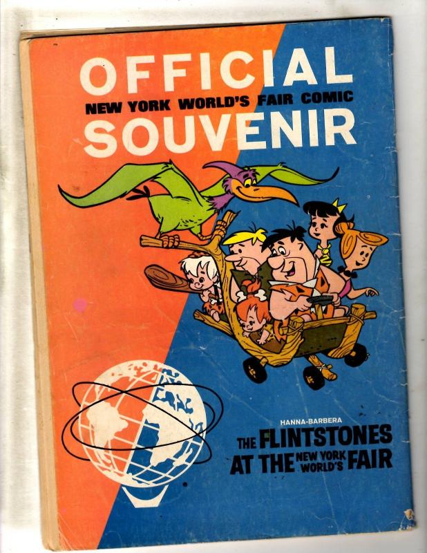 Flintstones At The New York World's VG/FN Fair Hanna Barbera Comic Book 64' JL10