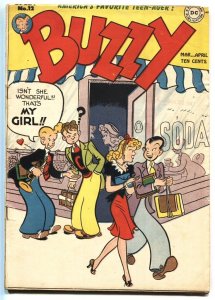 Buzzy #12 1947-DC-Teen Humor-Good Girl Art FN