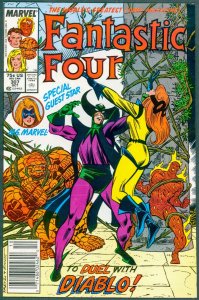 Fantastic Four 307 VF/NM 9.0 Newsstand Marvel 1987