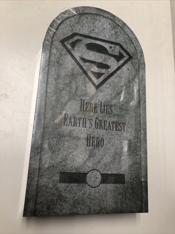 Absolute Death Of Superman (2026) DC Hardcover HC • DM Direct Market Tombstone