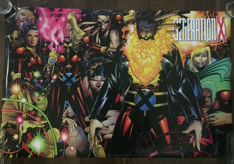 GENERATION X Marvel Press Poster #172, 1994, 34 x 22