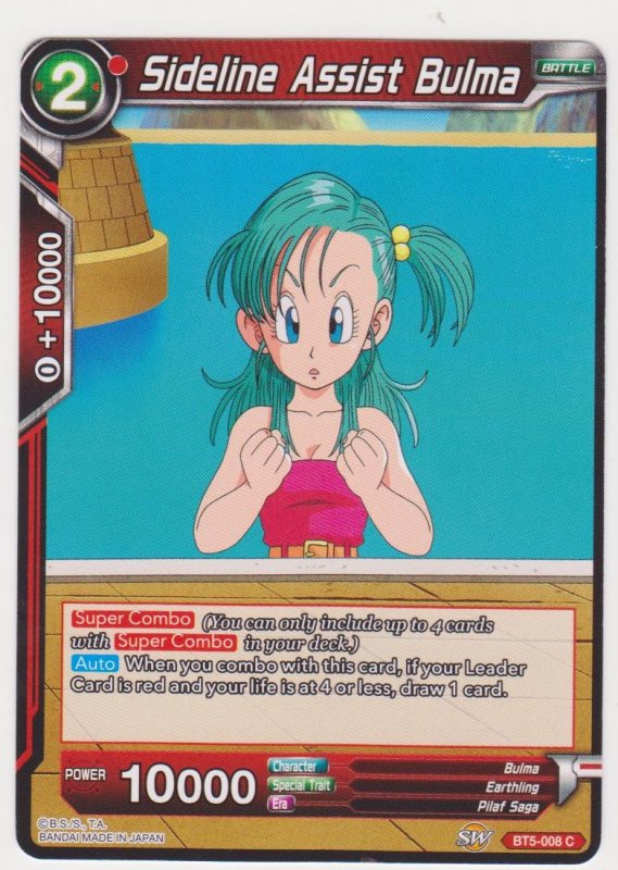 Dragon Ball Super CCG - Miraculous Revival - Sideline Assist Bulma