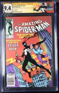 Amazing Spider-Man (1984) # 252 (CGC 9.4 SS)Signed Shooter Signed & Sketch Frenz