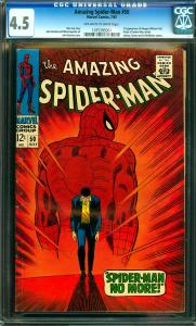 Amazing Spider-Man #50 CGC Graded 4.5 1st Kingpin; Johnny Carson & Ed McMahon