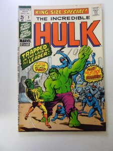 The Incredible Hulk Annual #3 (1971) VG+ condition see desc