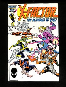 X-Factor (1986) #5 1st Appearance Apocalypse Cameo! Tapped Out!
