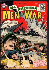 ALL AMERICAN MEN OF WAR #24-1955-WWII-DC-GOLDEN AGE-HIGH GRADE